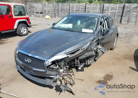 2014 Infiniti Q50 Premium из США, поврежденный, VIN JN1BV7AR2EM695472